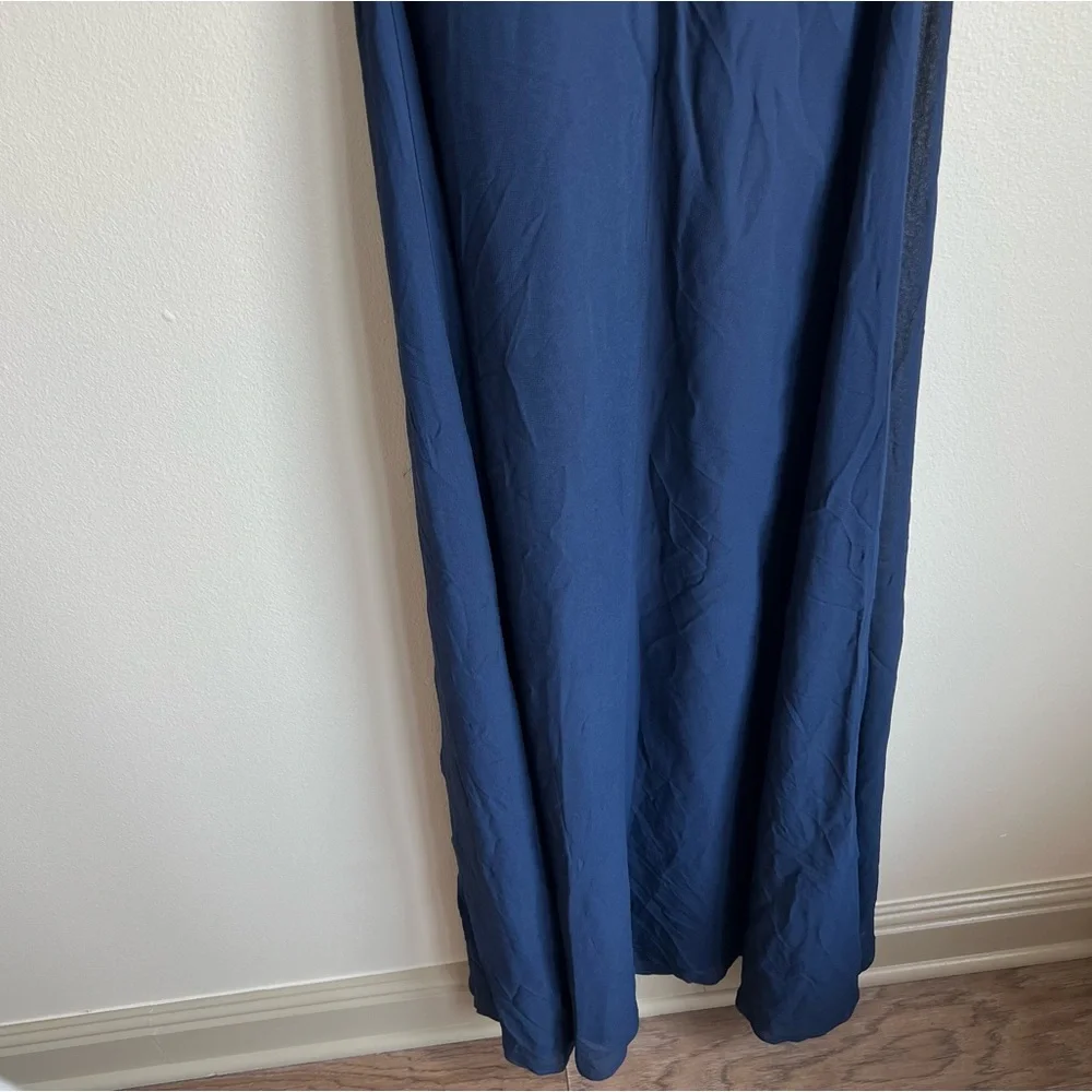 Reformation Navy Ingrid Strapless Maxi Dress, Size 0 - Picture 8 of 8